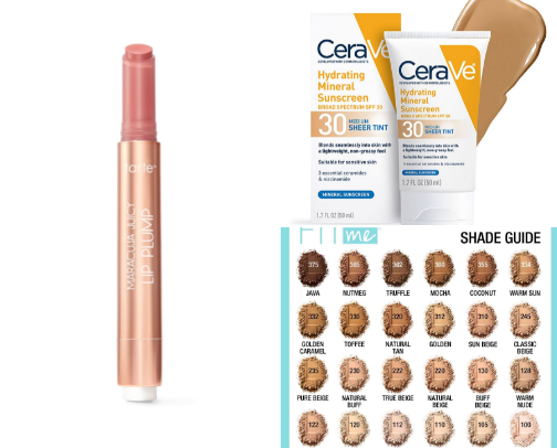 My favorite beauty recs cover photo collage