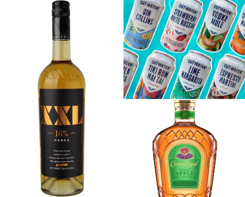 Alcoholic beverages cover photo collage