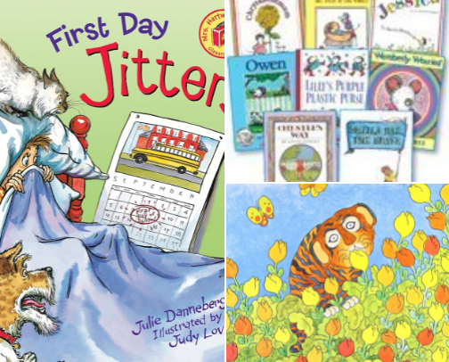 The Whimsical Bookshelf: From Classroom Rugs to Bedtime Stories cover photo collage