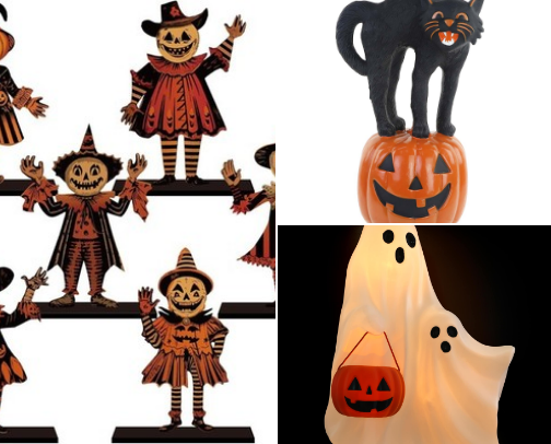 Vintage Halloween Home & Decor Finds cover photo collage