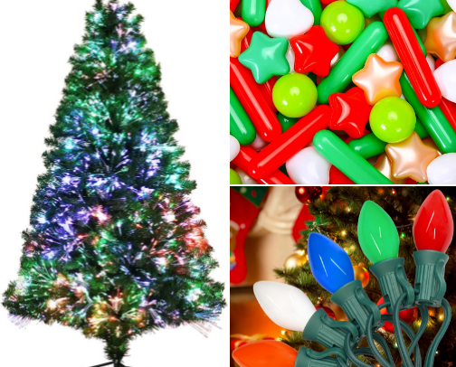 Christmas decor inside and out cover photo collage