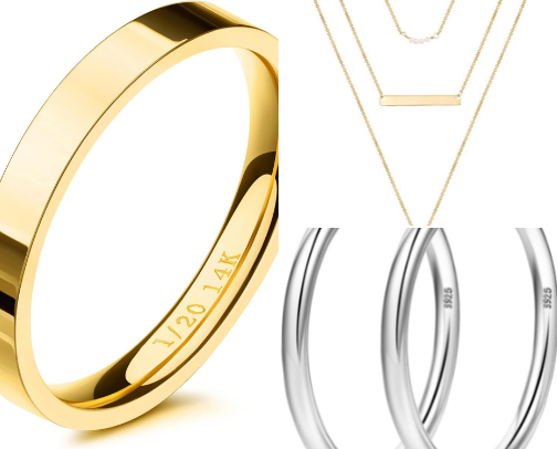 17 Affordable Jewelry Pieces That Look Way More Expensive Than They Are cover photo collage