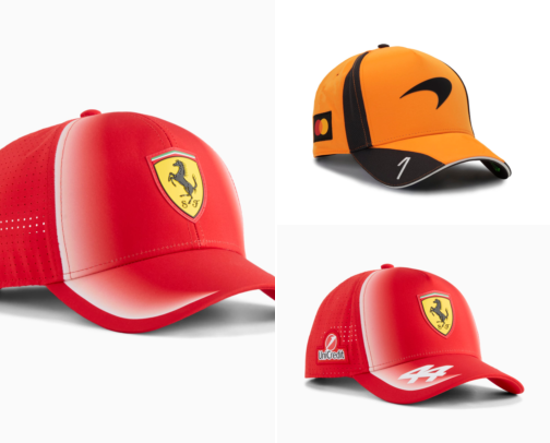 The F1 cap guide: every team, replica and off-duty cover photo collage