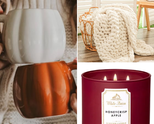Cozy fall decor + home stables 🍂 cover photo collage