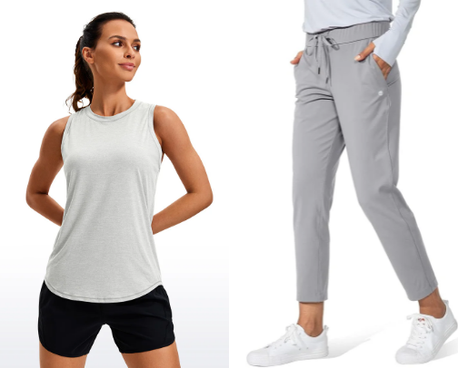 Budget-friendly activewear cover photo collage