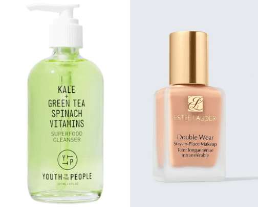 Everyday Makeup and Skincare Routine for dry and normal skin cover photo collage