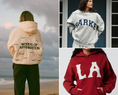 fashionable outerwear cover photo collage