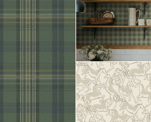 Nancy Meyers Inspired Wallpaper cover photo collage