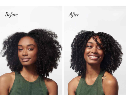 Hydrate & Shine: 
The Minimalist Routine For Tight Curls cover photo collage