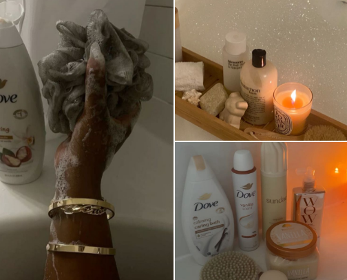 Everything shower must haves (cheaper version) cover photo collage