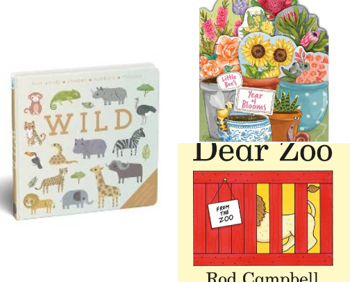 Toddler books (2-3 years) cover photo collage