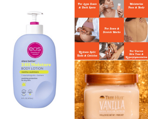 Bodycare must haves cover photo collage