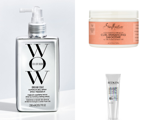 Hair care essentials for wavy/curly hair cover photo collage