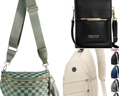 Budget-Friendly To Luxury Crossbody Bags cover photo collage