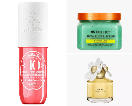 Items that make you smell like heaven ✨😇 cover photo collage