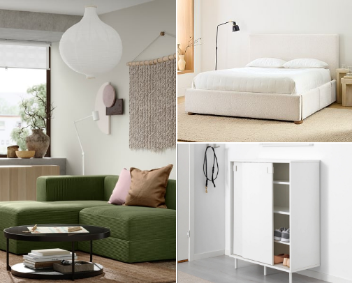 Stylish Furniture & Storage Solutions for Small Spaces cover photo collage