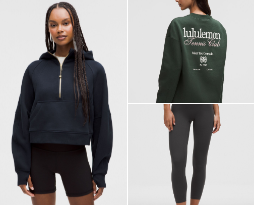 Lululemon Loves cover photo collage