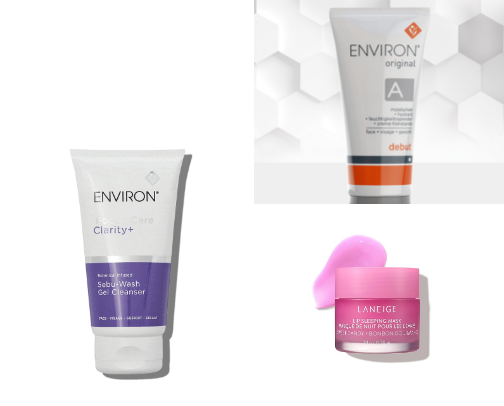 Skincare Staples ☁️🧴✨ cover photo collage