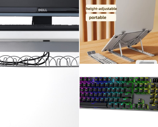 Desktop "Glow-Up" & Home Essentials cover photo collage