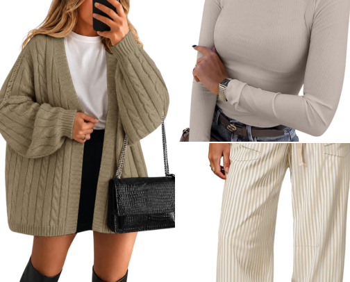 Fall into winter Fashion for the moms cover photo collage