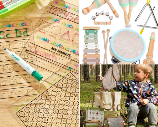 Gentle Homeschool Must-Haves: Tools for Learning at Home cover photo collage