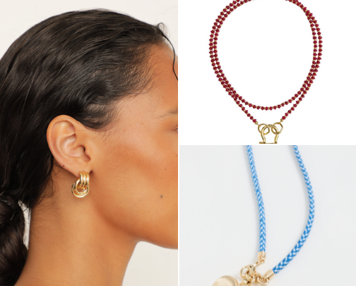 Statement piece jewelry under $300 cover photo collage
