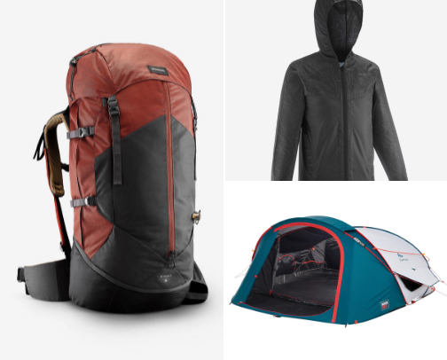 Camp & Trek Essentials: Gear Up for Your Next Adventure cover photo collage