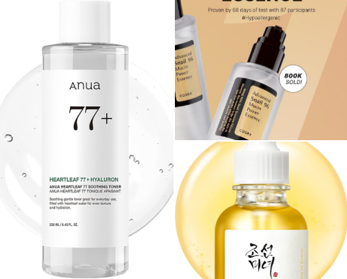 Best Korean Skincare for Glowing Skin ✨ cover photo collage