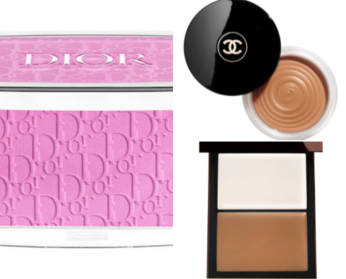high-end makeup cover photo collage