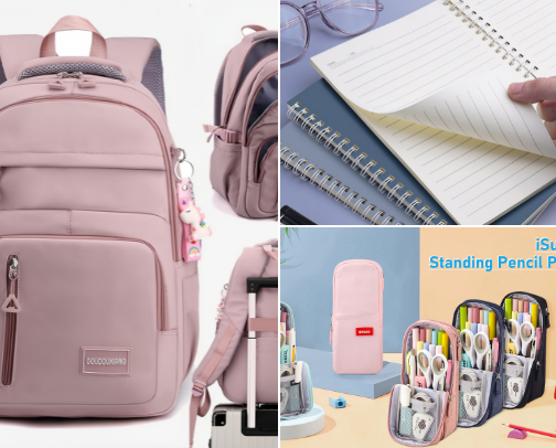 Affordable School Supplies cover photo collage
