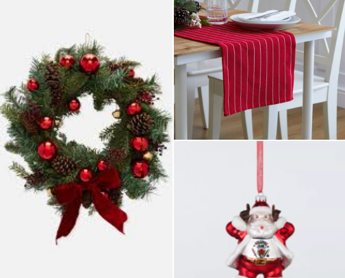 christmas decor cover photo collage