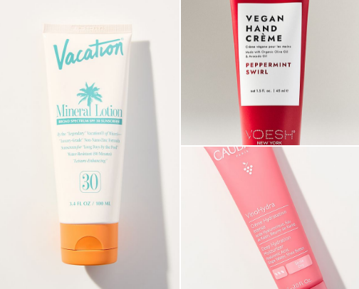 Sunscreen lotion cover photo collage
