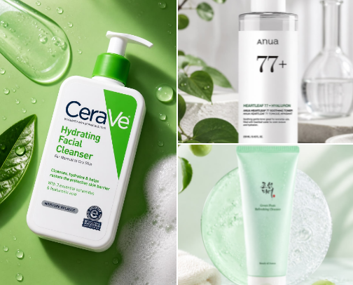 ✨ Glass Skin Essentials: Everything You Need for a Dewy Korean Glow cover photo collage