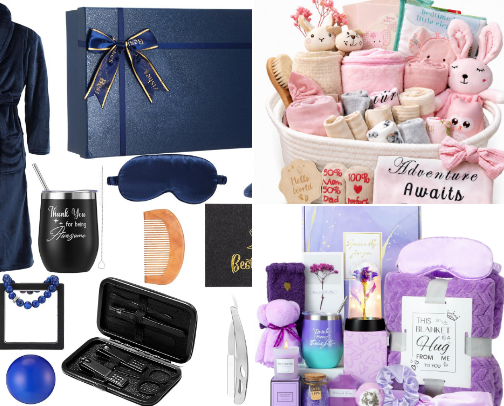 Gift Ideas for Everyone: Her, Him & Baby🎀🦋 cover photo collage