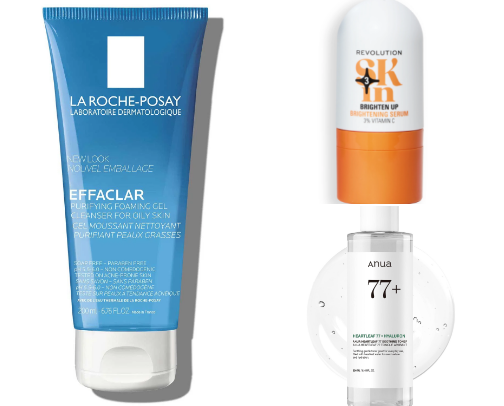 Best skincare products for Acne prone skin 🧴 cover photo collage