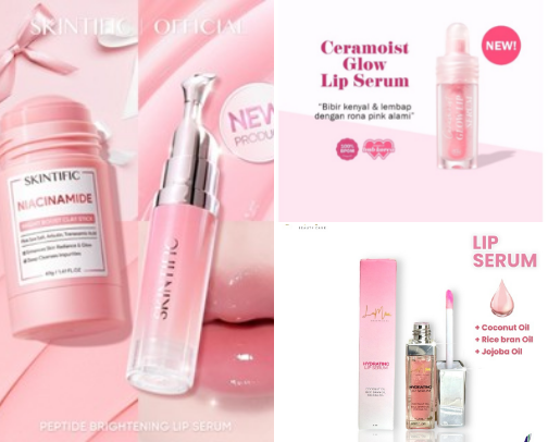 Serum bibir cover photo collage