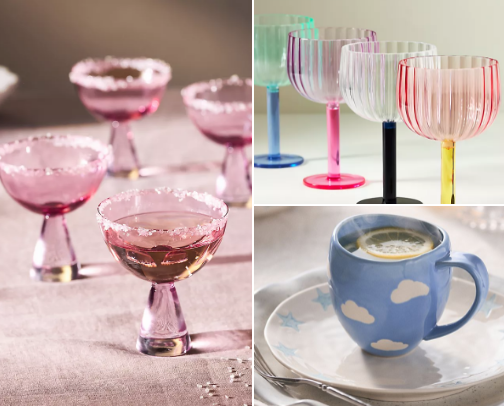 Pink & more glasses cover photo collage