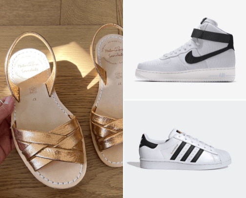 Shoes cover photo collage