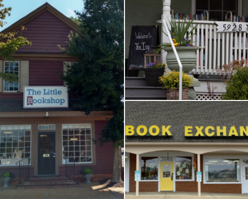 Best Bookstores in the DMV Area cover photo collage