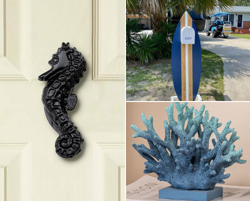 🌊 Luxury Coastal Décor cover photo collage