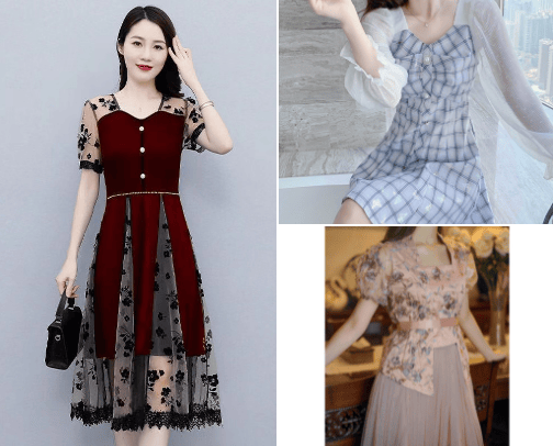 Simple Dress cover photo collage
