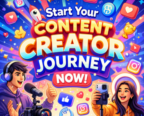 Items to actually start making content  🚀 cover photo collage