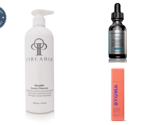 Esthetician Favorite Skincare cover photo collage