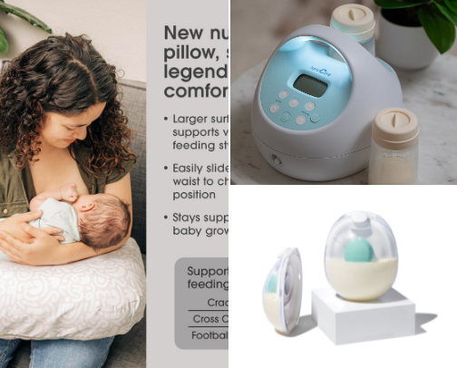 Breastfeeding Must Haves! cover photo collage