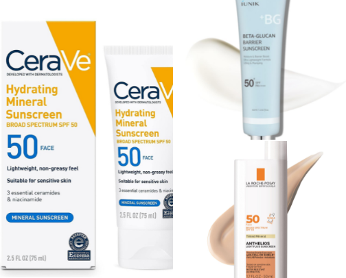 The best 10 sunscreens cover photo collage