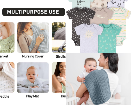 🤍 Newborn Must-Haves: Baby Essentials Every Parent Needs cover photo collage