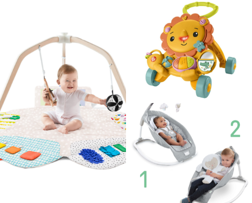 Favourite Baby Toys & Items cover photo collage