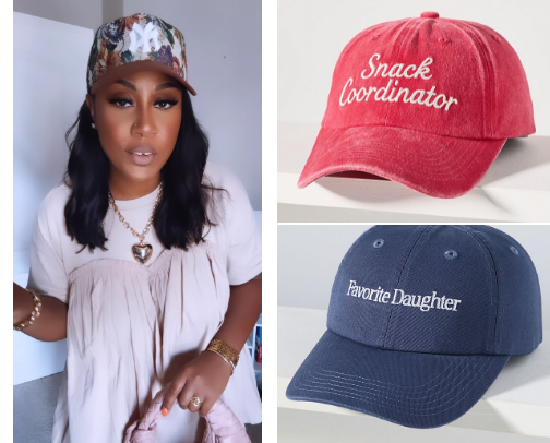 A Sassy Girls Guide to Cute & Fashionable Baseball Caps 🧢💅🏽 cover photo collage