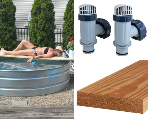 What I Used to Build My Backyard Pool 💦 cover photo collage
