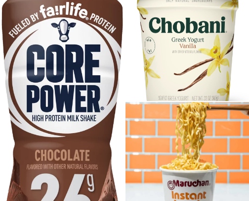 Healthy snacks cover photo collage